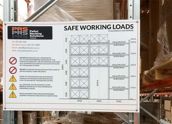 safe working loads