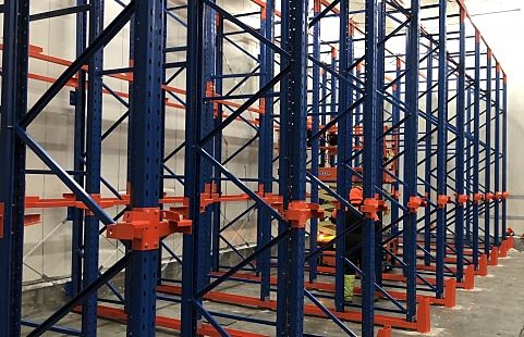 Meat processors racking system