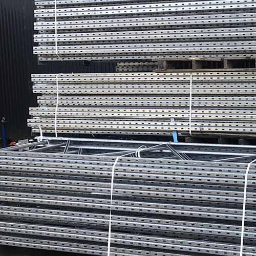 Second hand pallet racking galvanised frames Pallet Racking Solutions 500