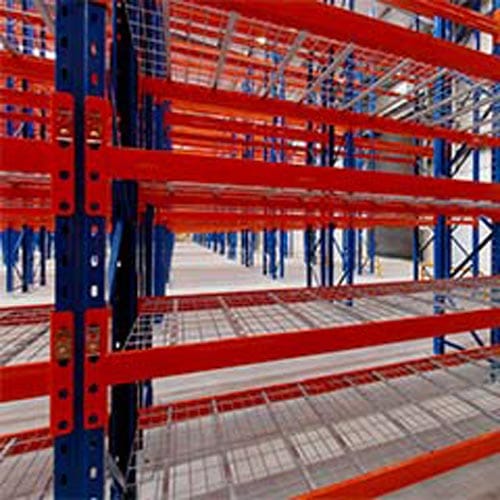 Step beams with mesh shelves pallet racking solutions 500