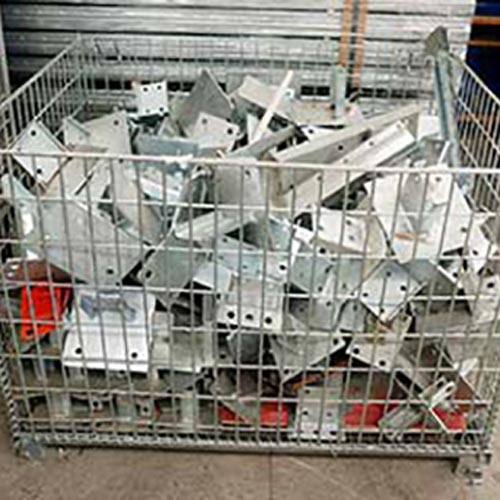 Wire mesh cages by Pallet Racking Solutions 500