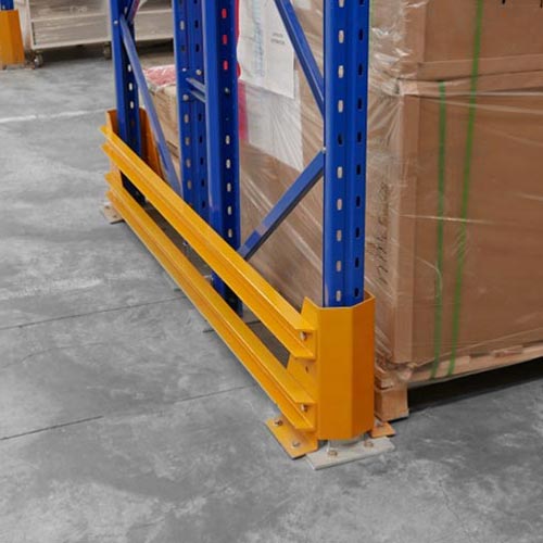steel rail frame protector pallet racking solutions 500